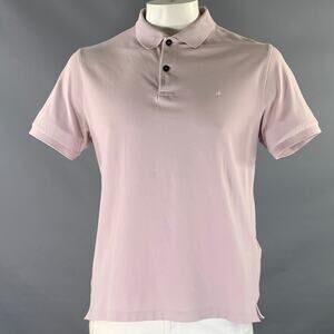 STONE ISLAND Size XL Purple Cotton Blend Polo